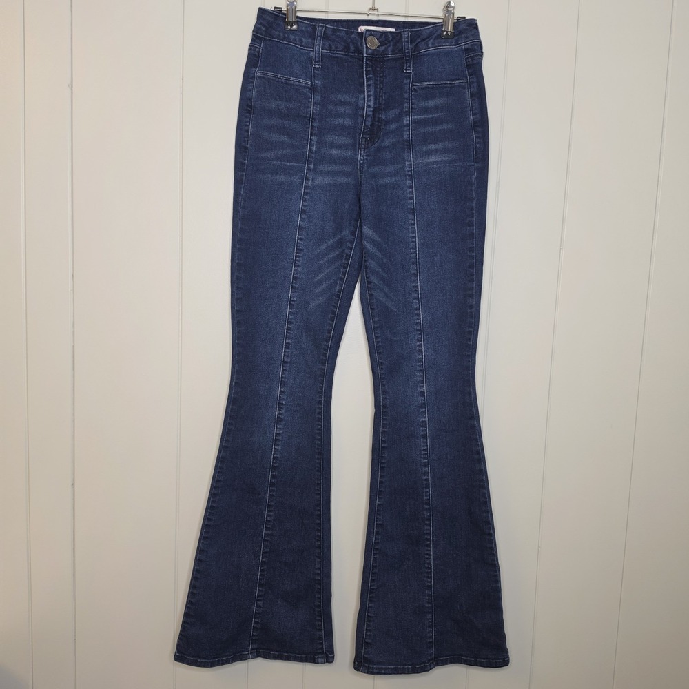 So Blue Jeans Denim Flare High Rise Size 7/28W